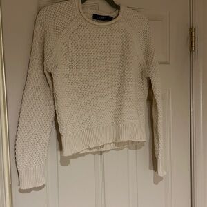 Ralph Lauren Women's Cream Crew Neck Sweater